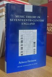 Music Theory in Seventeenth-Century England