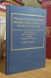 The Beginnings of the Modern Philosophy of Music in England