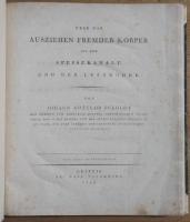 Über das Ausziehen fremder Körper aus dem Speisekanale und der Luftröhre