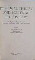 Nous and Logos: Philosophical Foundations of Hannah Arendt's Political Theory, Political Theory and Political Philosophy