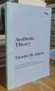 Aesthetic Theory: Theory and History of Literature