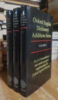 The Oxford English Dictionary: SECOND EDITION Complete set of 20 volumes + Oxford English Dictionary Additions Series 1-3.