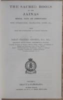 THE SACRED BOOKS OF THE JAINAS. Complete set of 11 volumes.