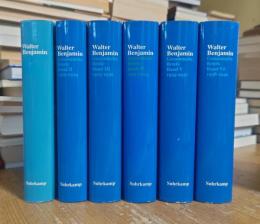 Walter Benjamin Gesammelte Briefe. Complete set of 6 volumes.