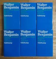 Walter Benjamin Gesammelte Briefe. Complete set of 6 volumes.