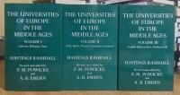 THE UNIVERSITIES OF EUROPE IN THE MIDDLE AGES. 1-3