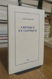 Critique et clinique