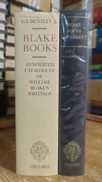BLAKE BOOKS: Annotated Catalogues of WILLIAM BLAKE'S WRITINGS + Supplement
