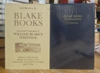 BLAKE BOOKS: Annotated Catalogues of WILLIAM BLAKE'S WRITINGS + Supplement