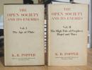 OPEN SOCIETY AND ITS ENEMIES 1-2. First edition.