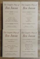 The Complete Plays of Ben Jonson. 1-4
