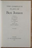 The Complete Plays of Ben Jonson. 1-4