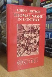 Thomas Nashe in Context