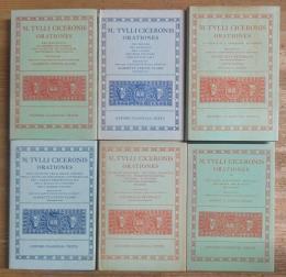 M. Tvlli Ciceronis Orationes. Oxford Classical Texts. 1-6
