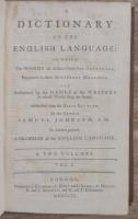 A Dictionary of the English Language: In which the Words are Deduced from their Originals, Explained in their Different Meanings, and Authorized by the Names of the Writers in whose Works they are found. Abstracted from the Folio Edition. To which is prefixed, a Grammar if the English Language.