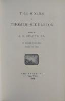 THE WORKS OF THOMAS MIDDLETON. Complete set of 8 volumes.
