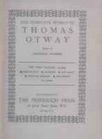 THE COMPLETE WORKS OF THOMAS OTWAY. Complete 3 volume set.
