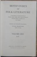 MOTIF-INDEX OF FOLK-LITERATURE: A Classification of Narrative Elements in Folktales, Ballads, Myths, Fables, Mediaeval Romances, Exempla, Fabliaux, Jest-Books and Local Legends. Complete 6 volume set.