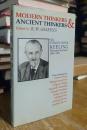 Modern Thinkers and Ancient Thinkers. The Stanley Victor Keeling Memorial Lectures 1981-1991