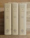 Titi Lvcreti Cari De Rervm Natvra: Libri Sex. Complete set of 3 volumes.