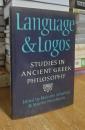 Language & Logos: Studies in Ancient Greek Philosophy