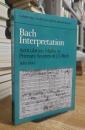 Bach Interpretation: Articulation Marks in Primary Sources of J. S. Bach