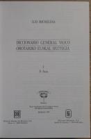 DICCIONARIO GENERAL VASCO OROTARIKO EUSKAL HIZTEGIA. complete set of 16 volumes