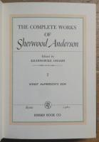 THE COMPLETE WORKS OF SHERWOOD ANDERSON. complete set of 21 volumes