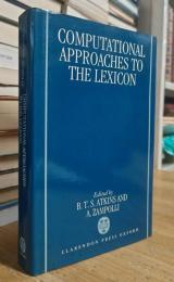 Computational Approaches to the Lexicon