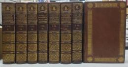 Monasticon Anglicanum: A History of the Abbies and other Monasteries, Hospitals, Frieries, and Cathedral and Collegiate Churches, with their Dependencies, in England and Wales. Complete in 6 volumes, bound in 8.