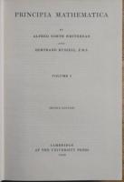 PRINCIPIA MATHEMATICA Complete 3-volume set. SECOND EDITION.