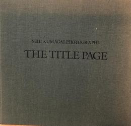 THE TITLE PAGE