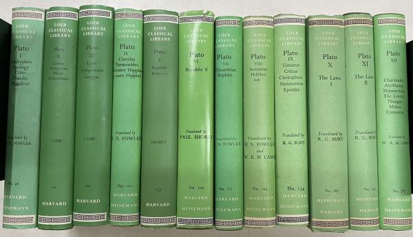 LOEB CLASSICAL LIBRARY PLATOⅠ〜Ⅻ / 古本、中古本、古書籍の通販は