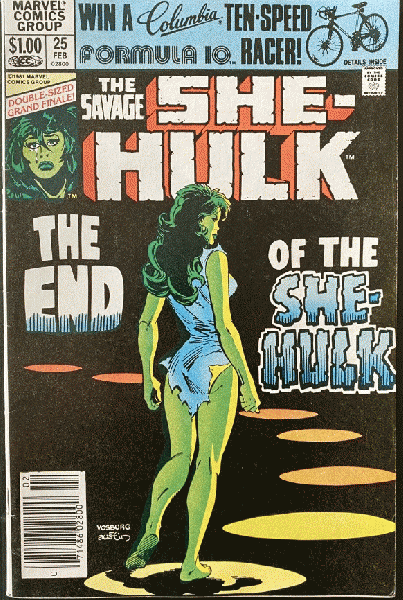 THE SAVAGE SHE-HULK #25 シーハルク 最終号 / 西村文生堂 雪谷 THE SAVAGE SHE-HULK #25 シーハルク 最終号 / 西村文生堂 雪谷