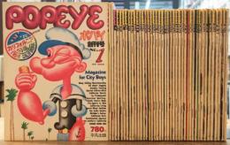 ポパイ Popeye 創刊号～第98号＋増刊第3集　（不揃76冊）