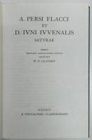 A. Persi Flacci Et D. Ivni Ivvenalis Satvrae: Scriptorum classicorum bibliotheca Oxoniensis(Oxford Classical Texts)