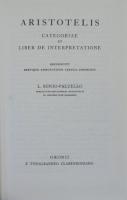 ARISTOTELIS CATEGORIAE ET LIBER DE INTERPRETATIONE: Scriptorum classicorum bibliotheca Oxoniensis(Oxford Classical Texts)