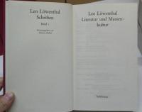 Leo Lowenthal Schriften Complete Set of 5 Volumes
