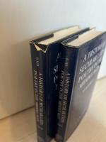 History of Secular Latin Poetry In The Middle Ages  Complete set of 2 volumes