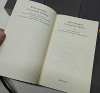 Walter Benjamin Gesammelte Schriften 全7巻14冊揃