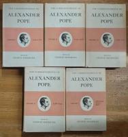 THE CORRESPONDENCE OF ALEXANDER POPE Complete set of 5 volumes