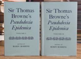 Sir Thomas Browne's Pseudodoxia Epidemica Complete set of 2 volumes
