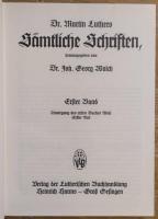 Dr. Martin Luthers sämtliche Schriften Complete set of 25 volumes
