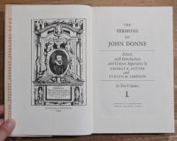 THE SERMONS OF JOHN DONNE. Complete set of 10 volumes