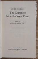 LORD BYRON: The Complete Miscellaneous Prose