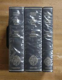 GEORGE CRABBE: The Complete Poetical Works. Complete set of 3 volumes