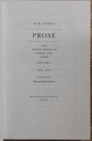 The Complete Works of W. H. Auden. Complete set of 8 volumes.