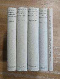 A HISTORY OF INDIAN PHILOSOPHY. Complete set of 5 volumes