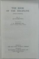 THE BOOK OF THE DISCIPLINE, VINAYA-PITAKA. 1-5