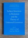 Subject Inversion in Romance and the Theory of Universal Grammar: OXFORD STUDIES IN COMPARATIVE SYNTAX